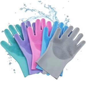 Silicone Dish Washing Kitchen Multipurpose Hand Gloves